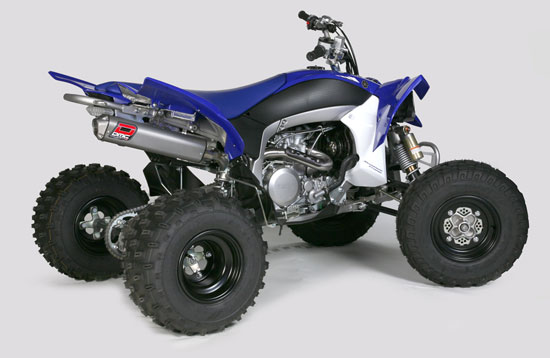 Yamaha YFZ450R/X Quiet Exhaust Yamaha YFZ450R/X Quiet Exhaust